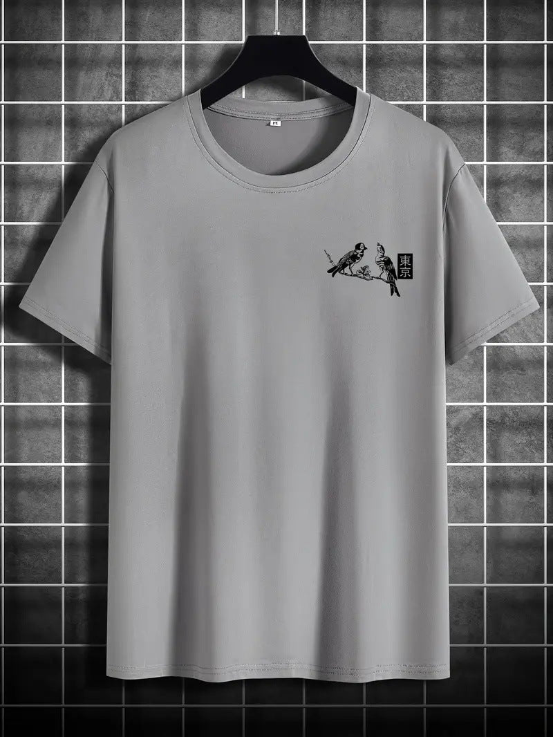 Men's Streetwear Graphic Tee - Tokyo Design T-Shirt | TADAJ