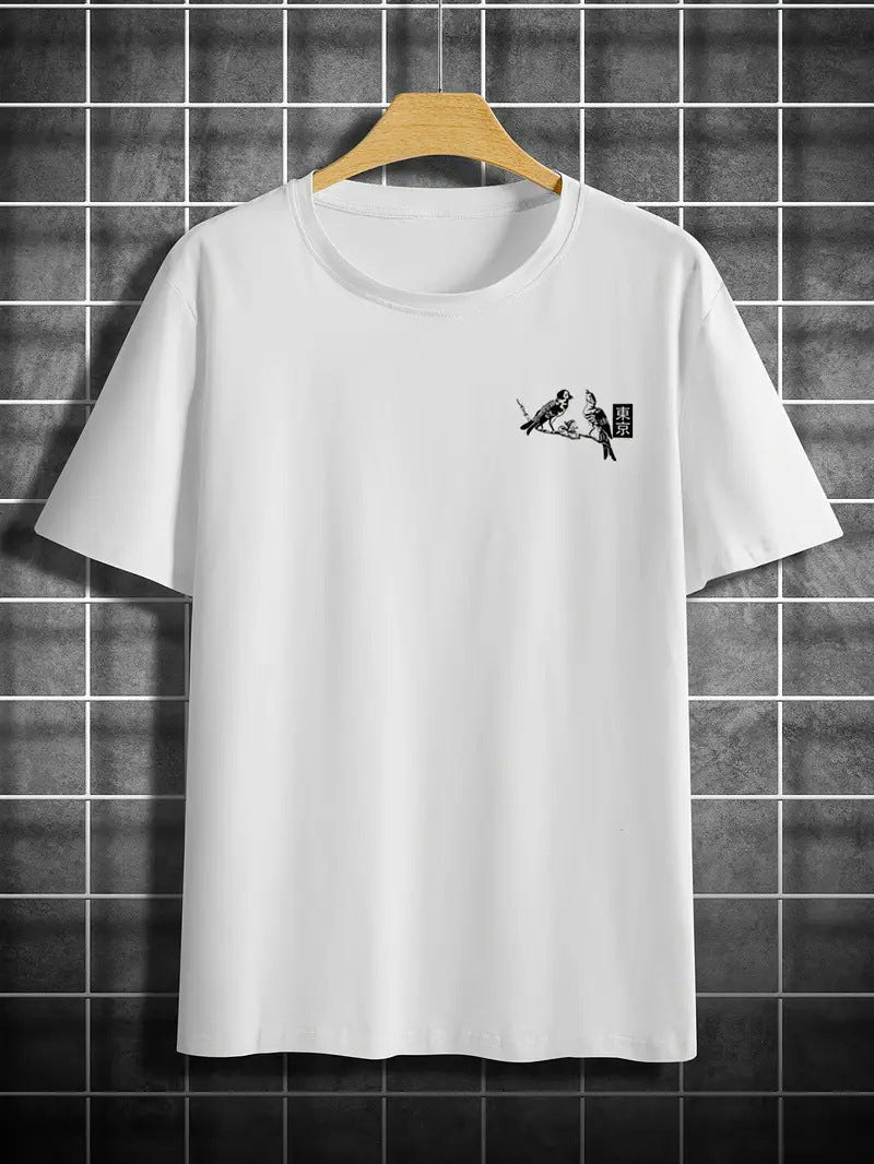 Men's Streetwear Graphic Tee - Tokyo Design T-Shirt | TADAJ