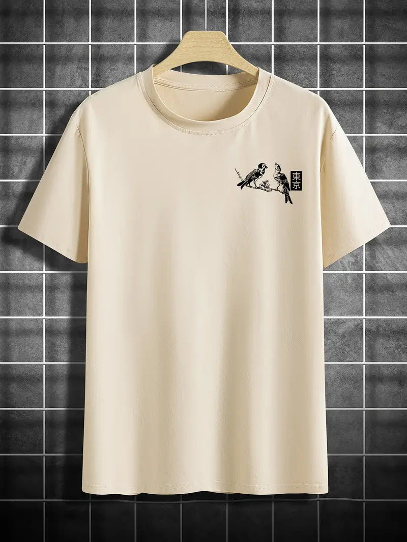 Men's Streetwear Graphic Tee - Tokyo Design T-Shirt | TADAJ